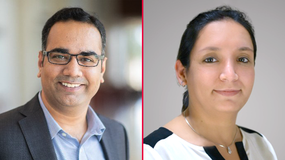 Portrait of Dr. Akhilesh Gaharwar and Dr. Irtisha Singh