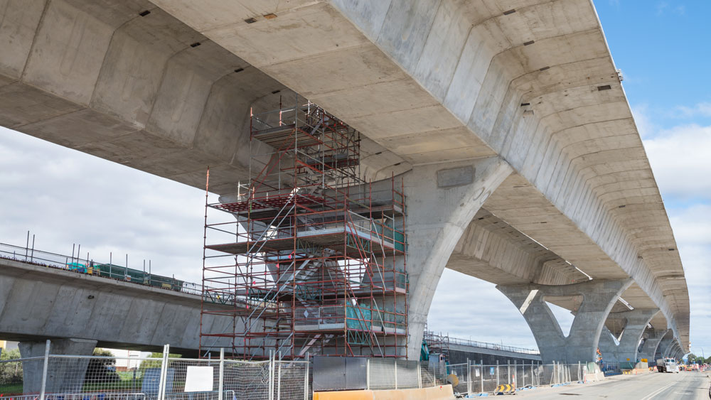 Bridge under construction