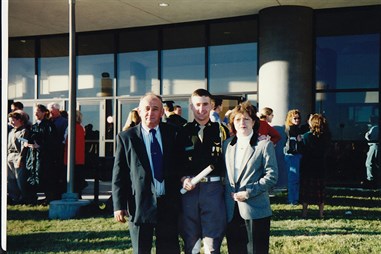 Graduation with parents