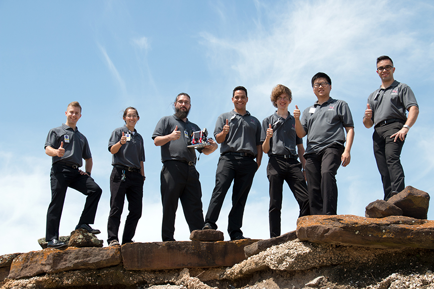 NASA scientists blown away by Aggie capstone team’s IoT lunar rover prototype 