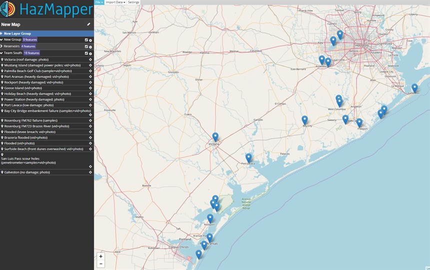 Haz Mapper -Covered Locations