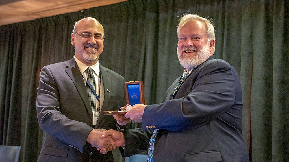 Dr. Andreas Polycarpou received the ASME Church Medal