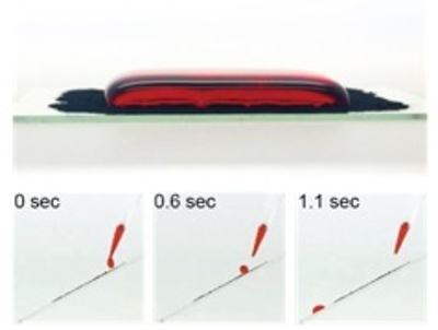 Superhydrophobic characteristics of nanomaterial coating