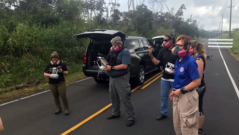 Texas A&amp;M researchers at disaster site