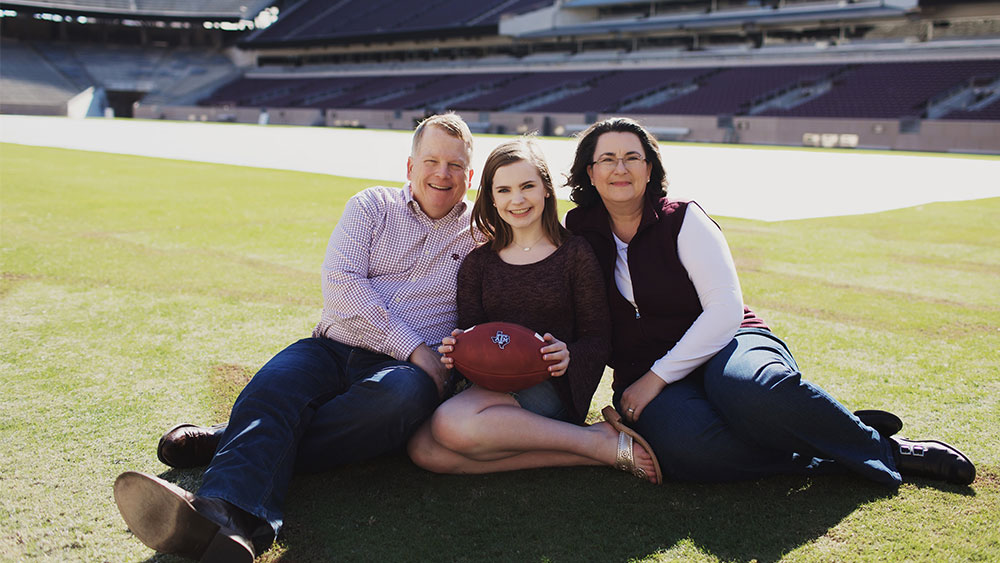 Micheal and Angela Tuller with their daughter Ellie Tuller