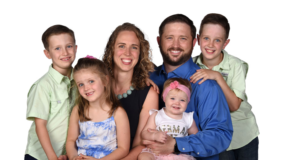 Carolyn '05 and John Fenn Jr. '05 and their children