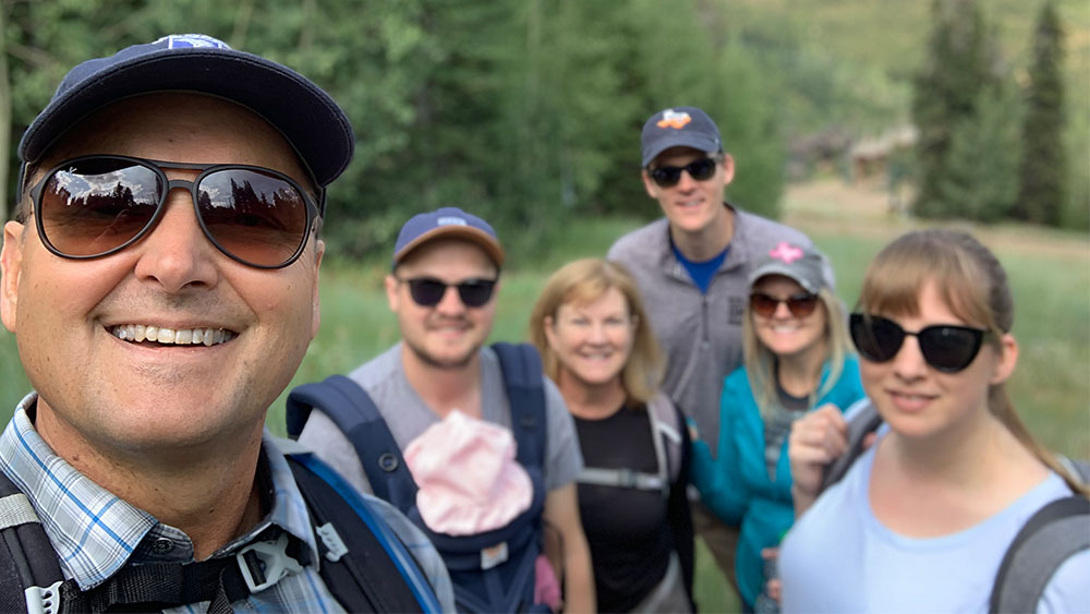 Mark and Roc'C Semmelbeck with family. 