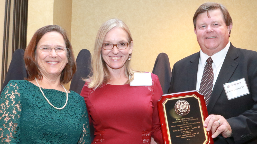 Dr. Robin Autenrieth, Sandy and Calvin Ladner