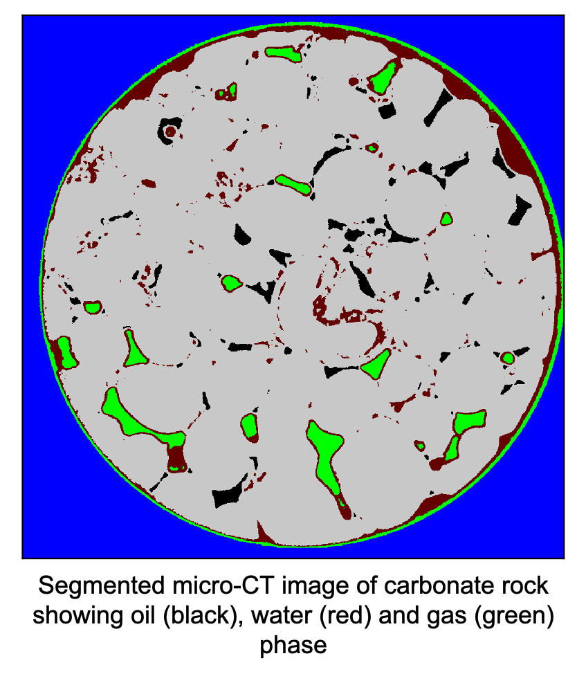 CT scan of rock 