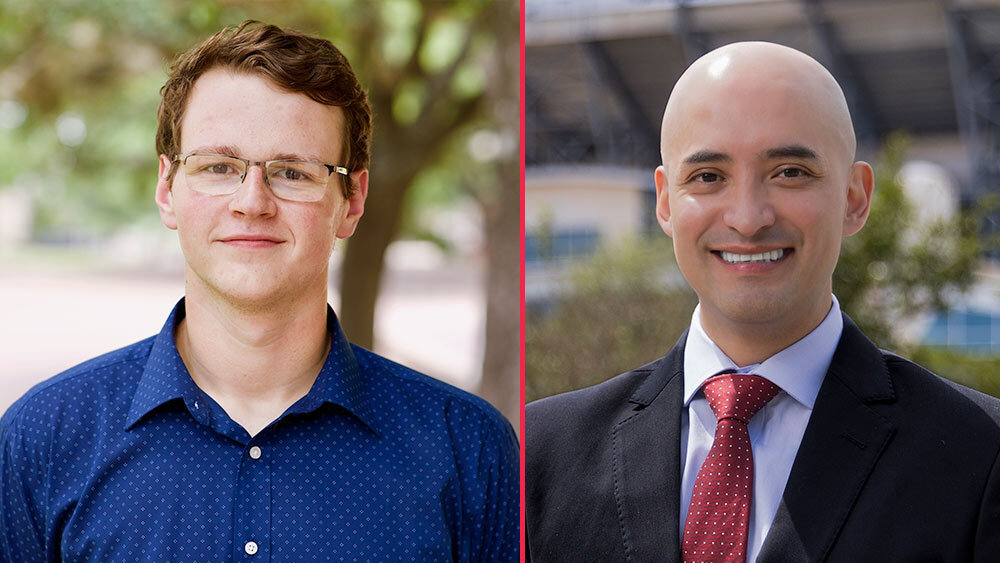 Side by side photo of Nathaniel Lies ’21 and Marco Solarte ’21