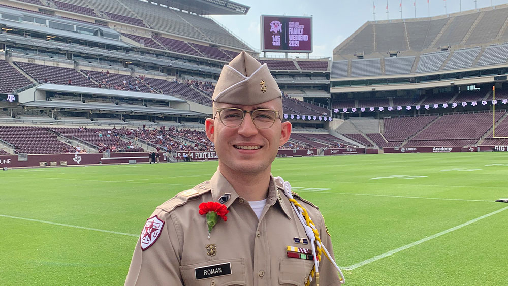 Anthony Roman in uniform 