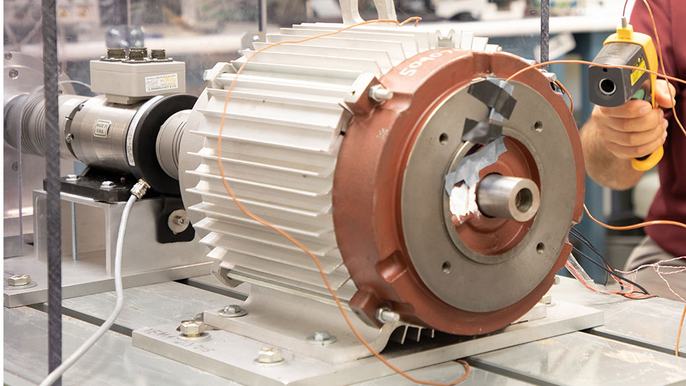 An axial flux motor